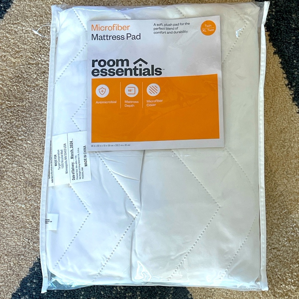 College Dorm Twin XL Mattress Pad from Target